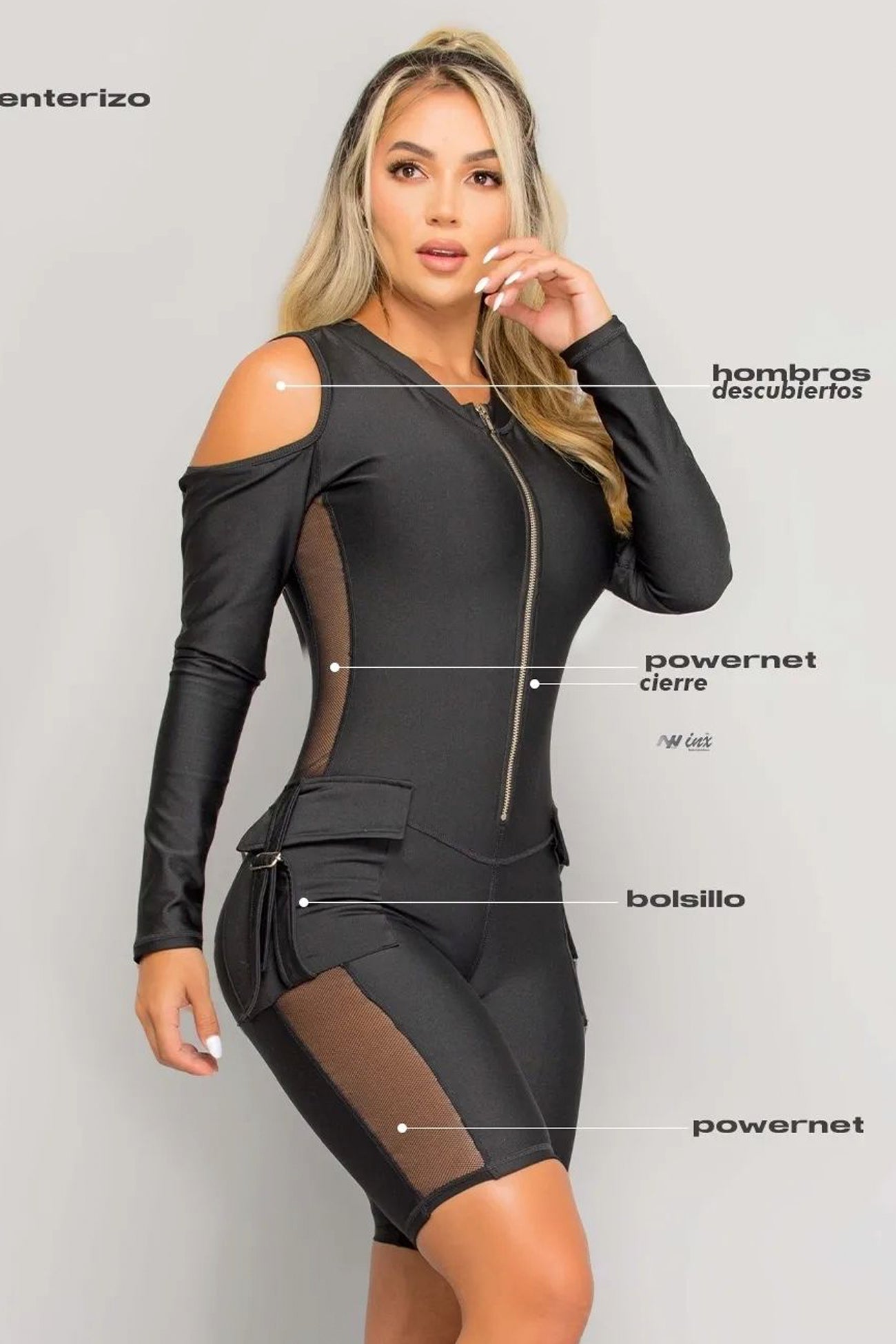 Enterizo Luxury Cargo Colombiano by VIC FITNESS