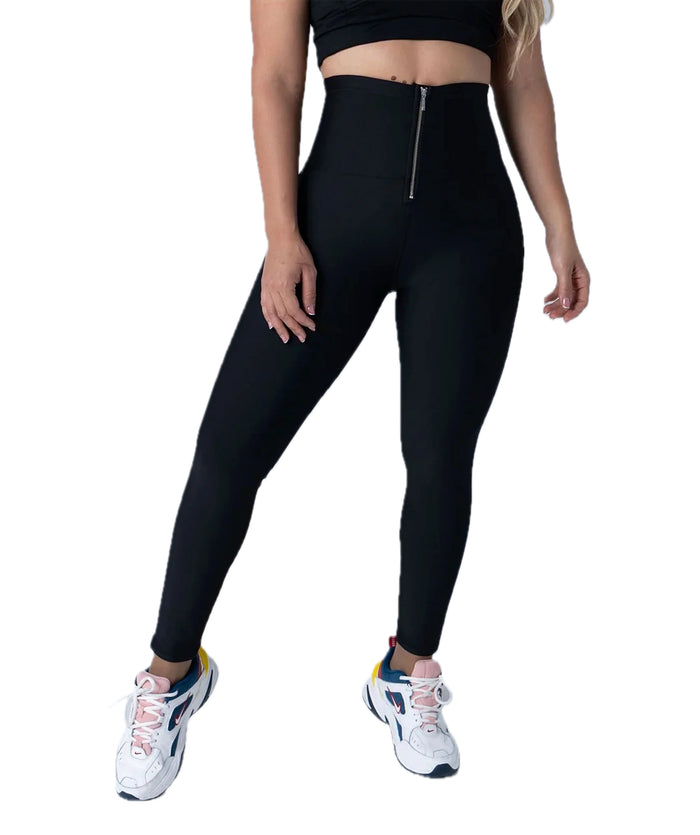 Leggings Zipper Negro by NORVIFIT