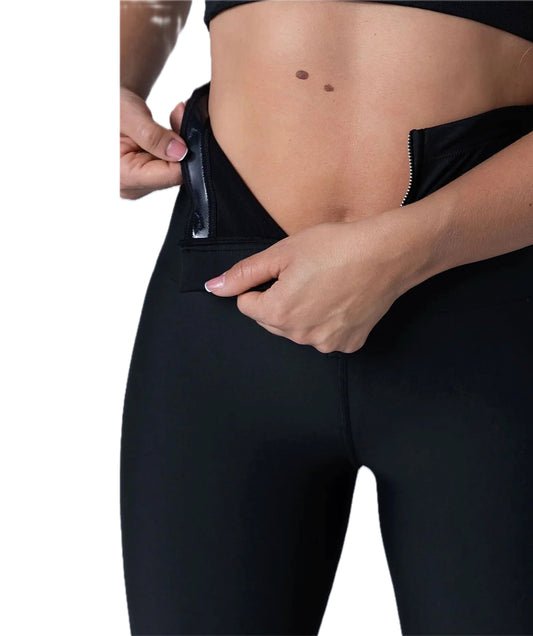 Leggings Zipper Negro by NORVIFIT