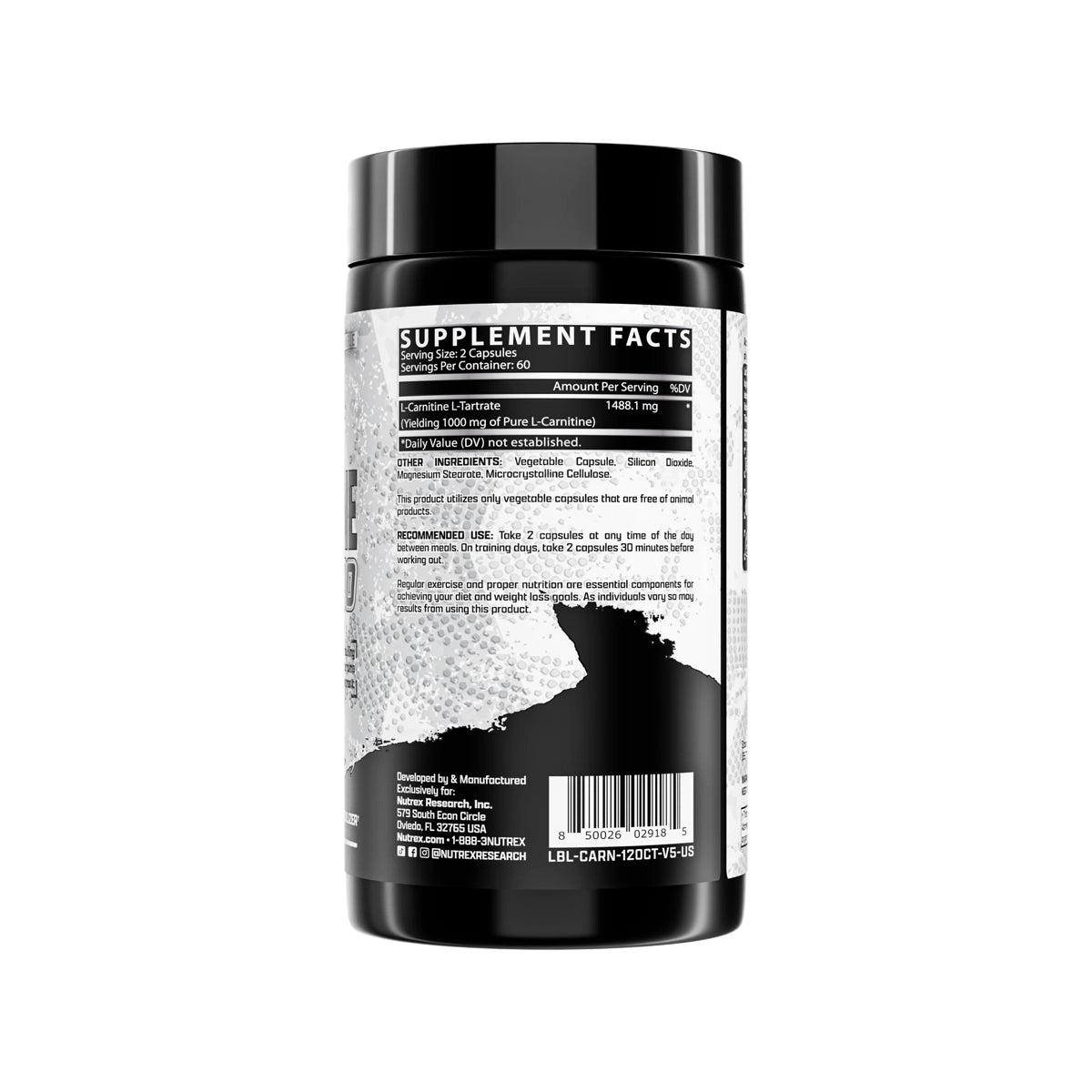 L-Carnitina 120 capsulas by NUTREX