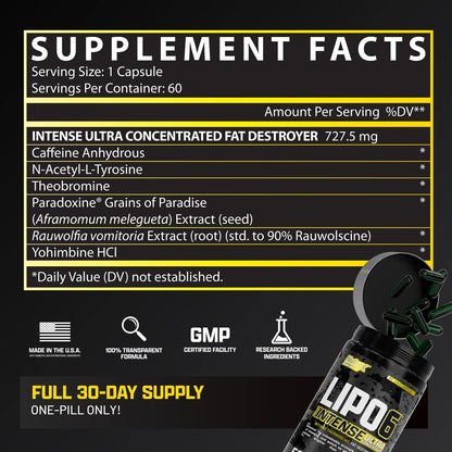 Lipo 6 Black Intense UC 60 Capsulas by NUTREX