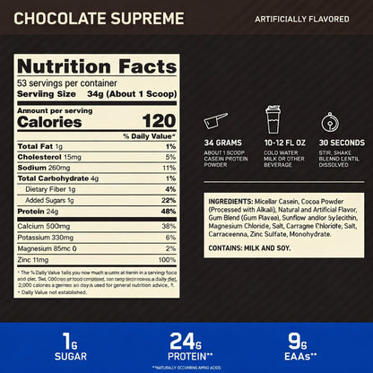 Caseina Gold Standar by ON