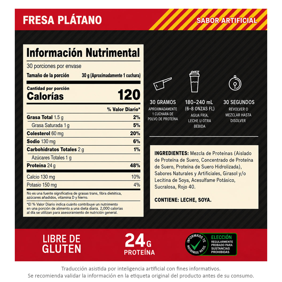 Proteína WHEY Gold Standar 2 LBS by ON