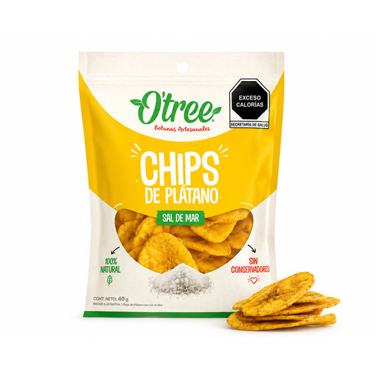 Chips de Plátano 40g by O'TREE
