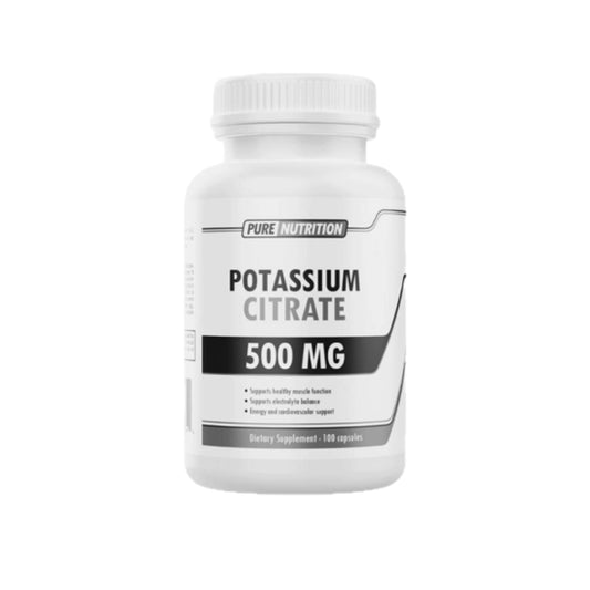 Citrato de Potasio 500mg 100 Caps by PURE NUTRITION