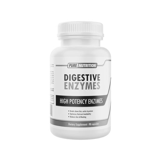 Enzimas Digestivas 90 Cápsulas by PURE NUTRITION