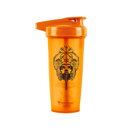 Activ Shaker Cup, 28 oz, Norse Mythology - VALKYRIE Orange by PERFORMA