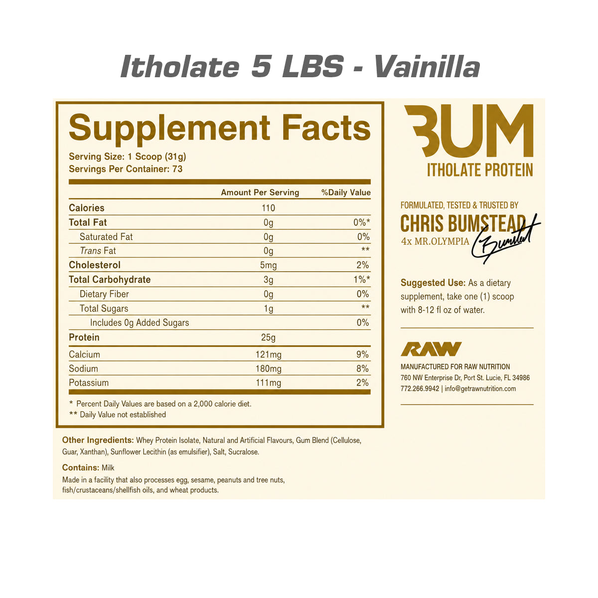 CBUM ITHOLATE 5 lbs by RAW