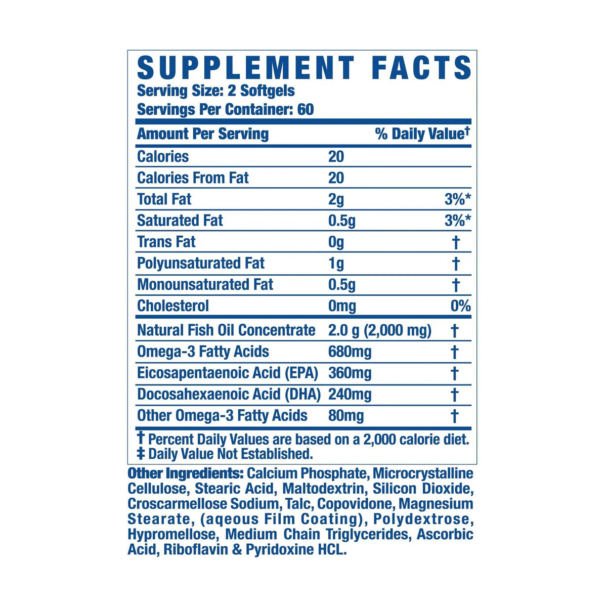 Omega 3 XS by RONNIE COLEMAN