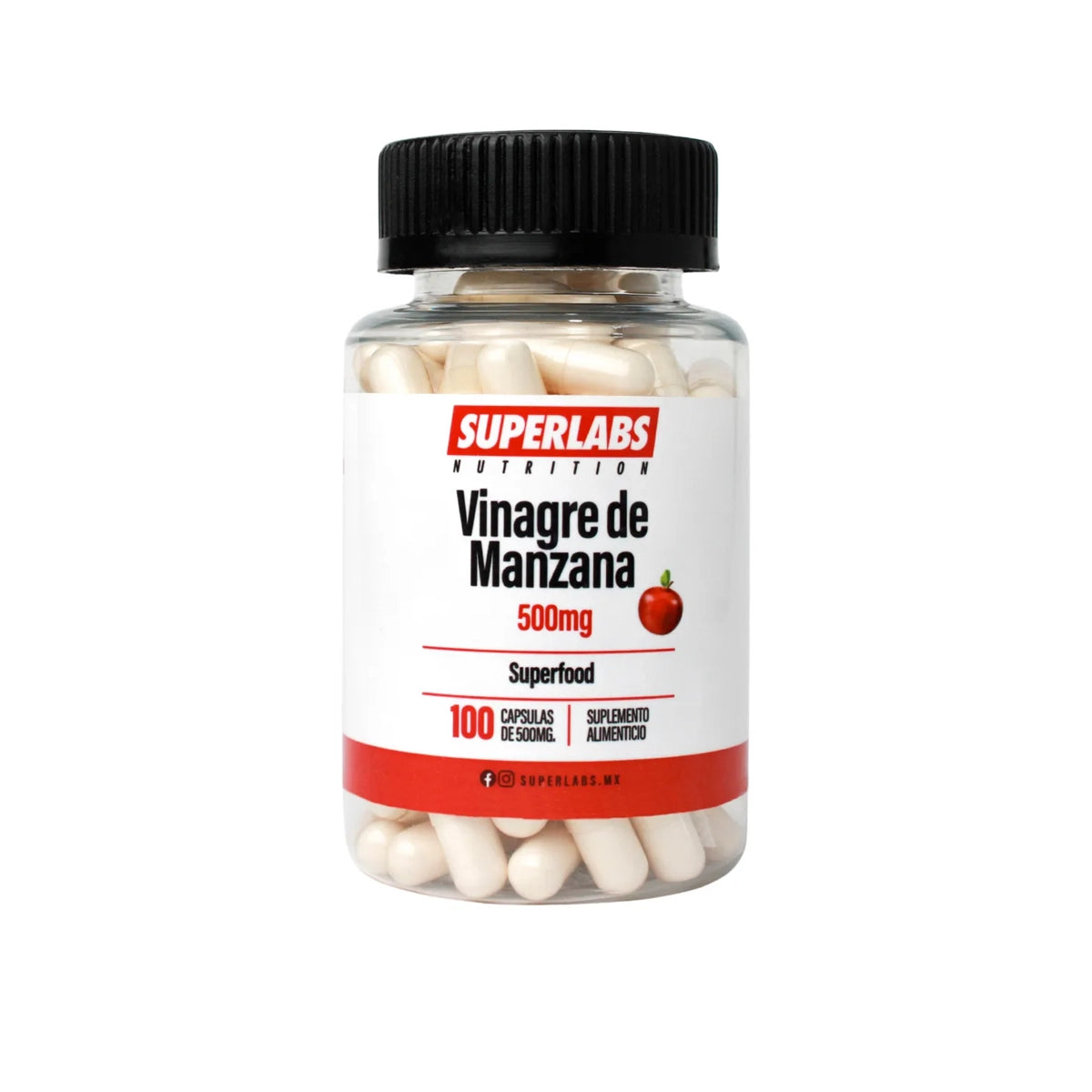 Vinagre de Manzana 500mg by SUPERLABS