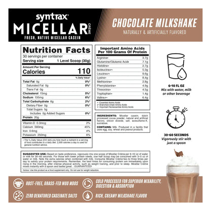 Caseina Micellar Creme by SYNTRAX