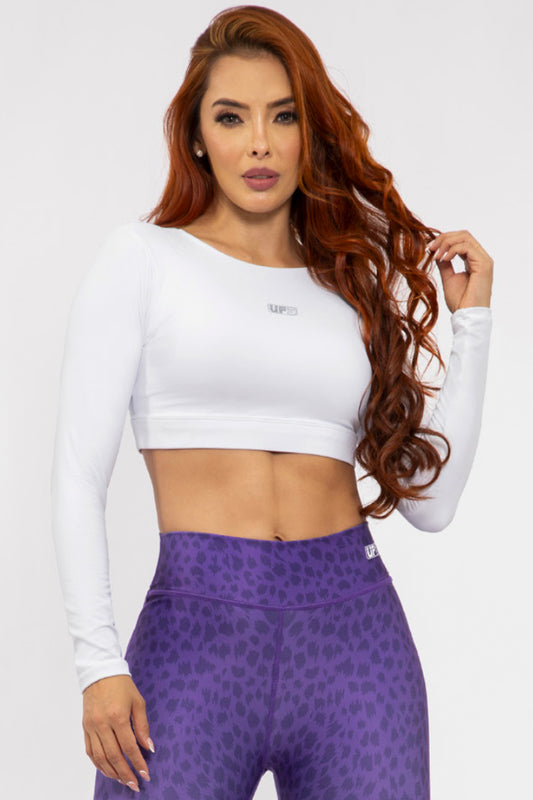 Camibuzo Deportivo Blanco Manga Larga Colombiano by UFS