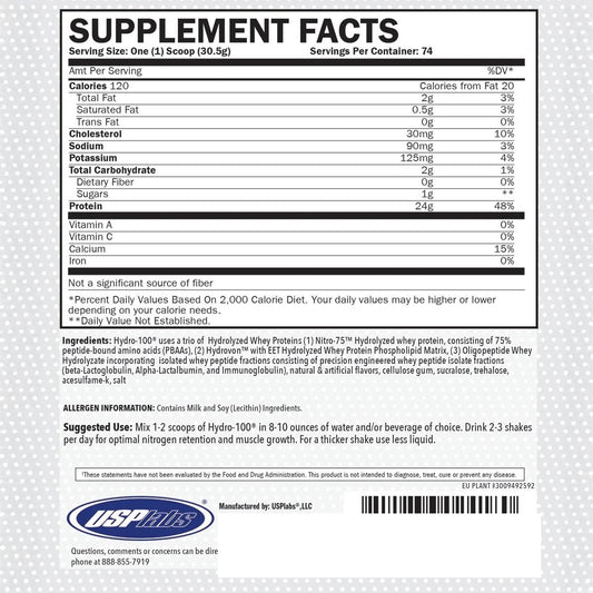 HYDRO 100 5 lbs by USP LABS