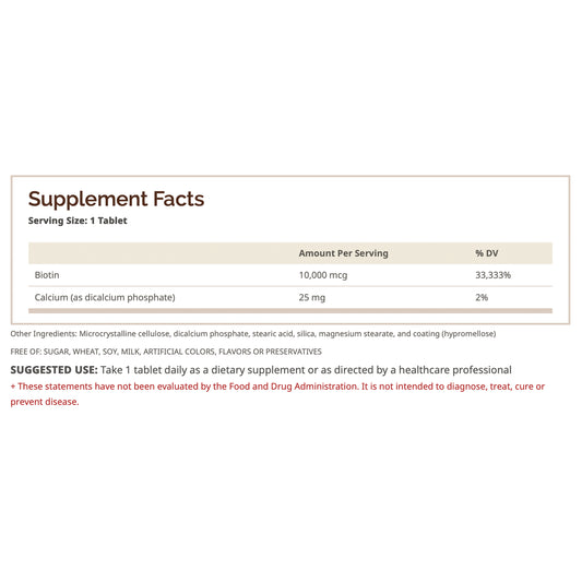 Biotina 10,000mcg by WINDMILL