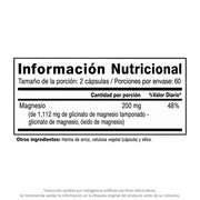 Glicinato de Magnesio 200 mg by WINDMILL
